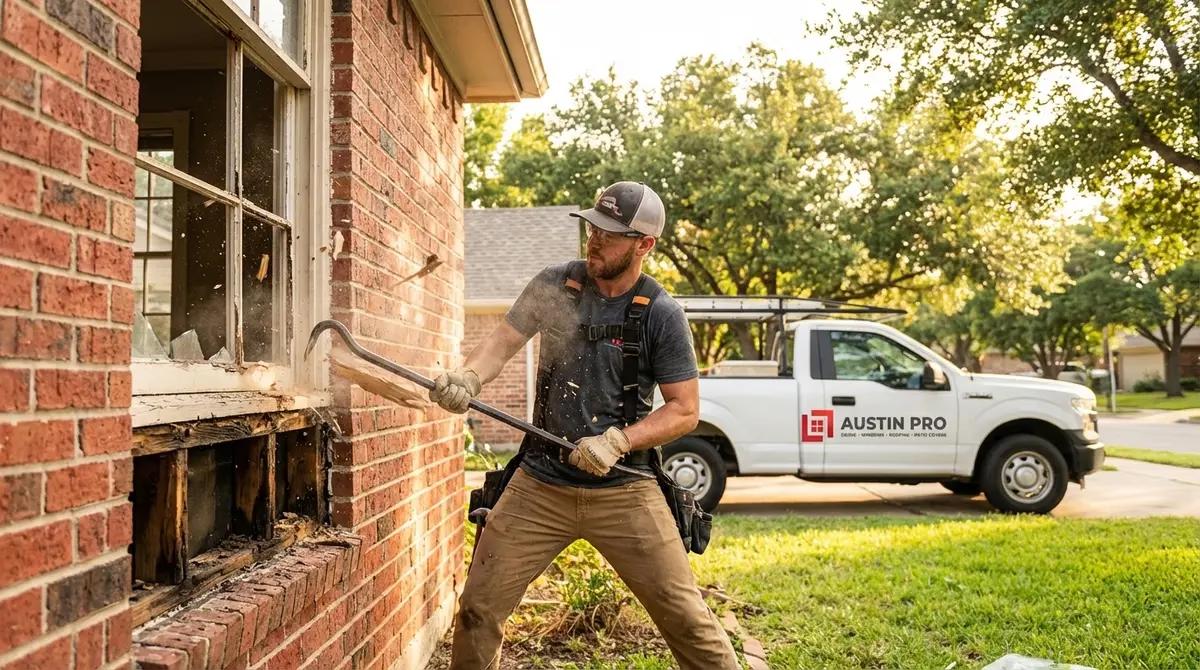 Why We Had to Completely Tear Out a 'Brand New' Window Replacement in Round Rock Last Week