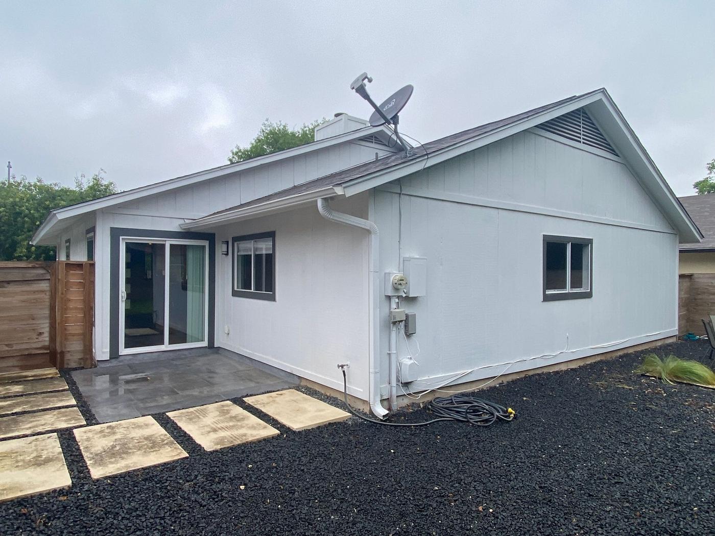 Before: Siding in Milwood, Austin, TX