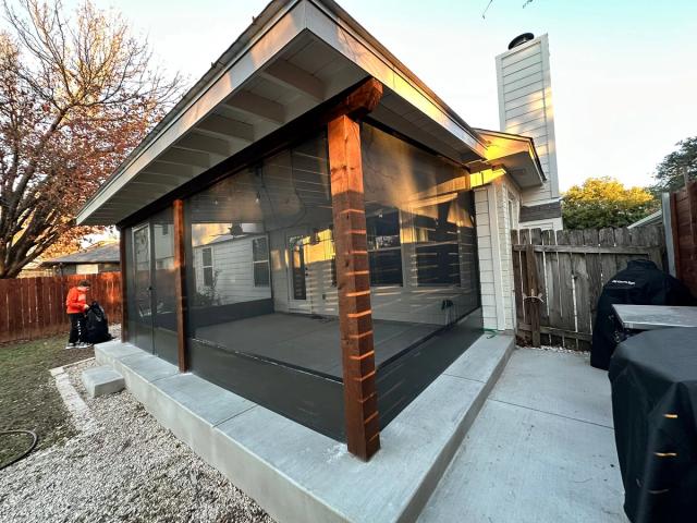 Patio Covers in Shady Hollow, Austin, TX — completed Austin Pro project