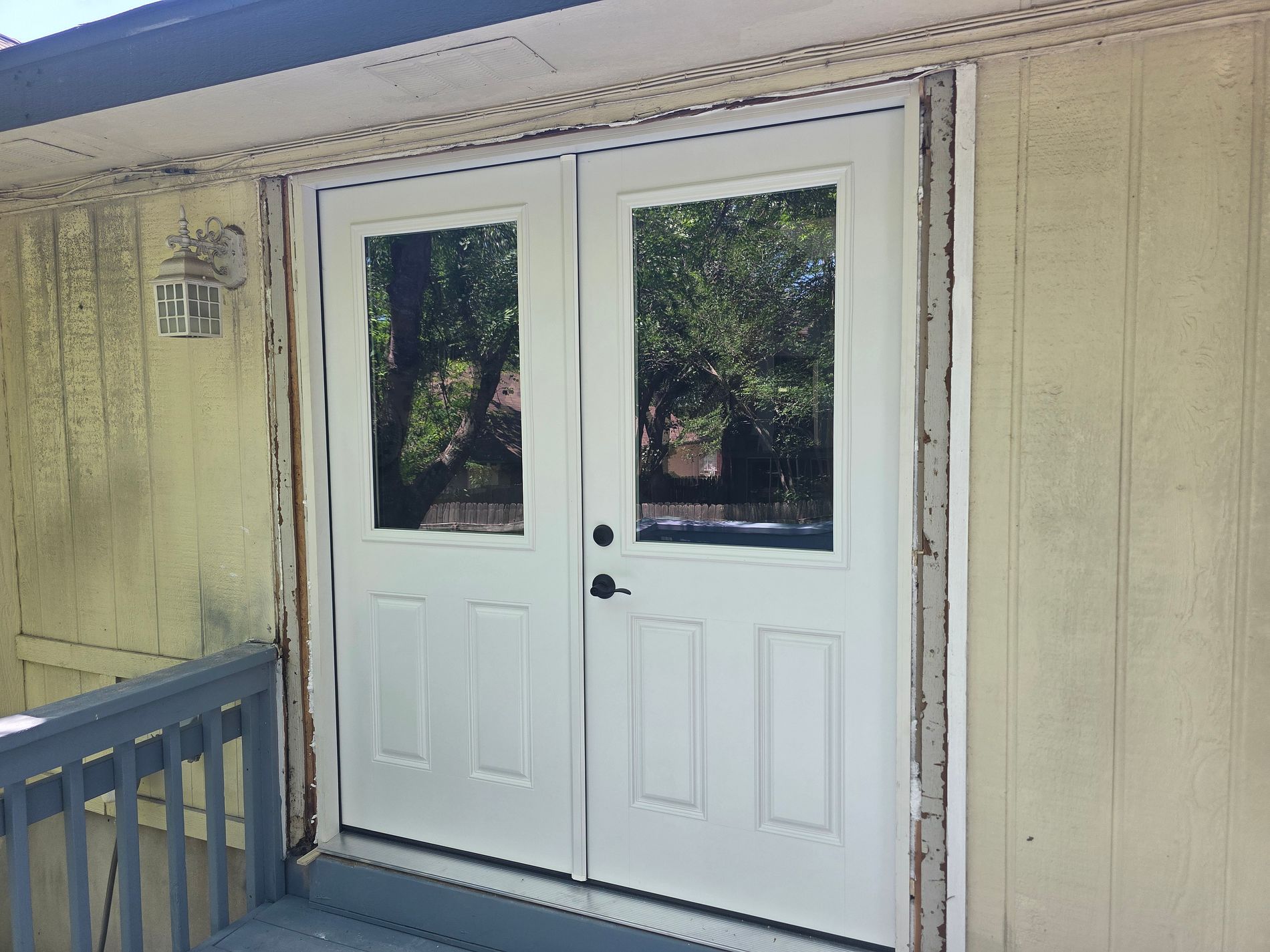Doors at a home in Steeds Crossing, Pflugerville, TX, by Austin Pro
