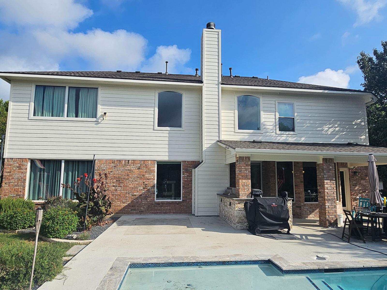 James Hardie Siding & Exterior Painting in Barker Ranch At Shady Hollow, Austin — completed project by Austin Pro