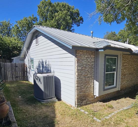 Siding project in Chisholm Valley West, Round Rock, TX