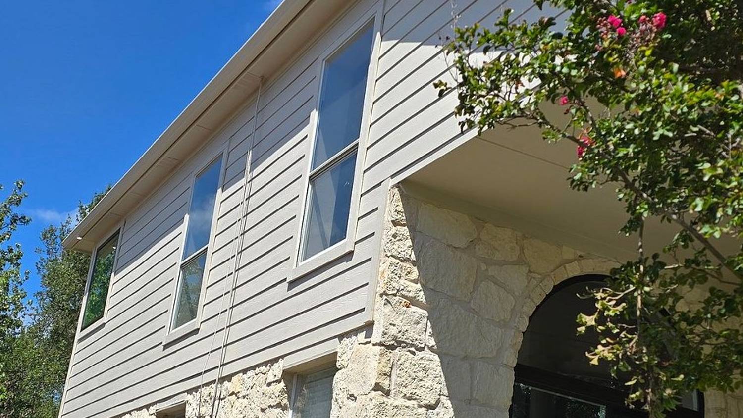 James Hardie Siding & Exterior Painting in Anderson Mill West, Cedar Park — completed project by Austin Pro