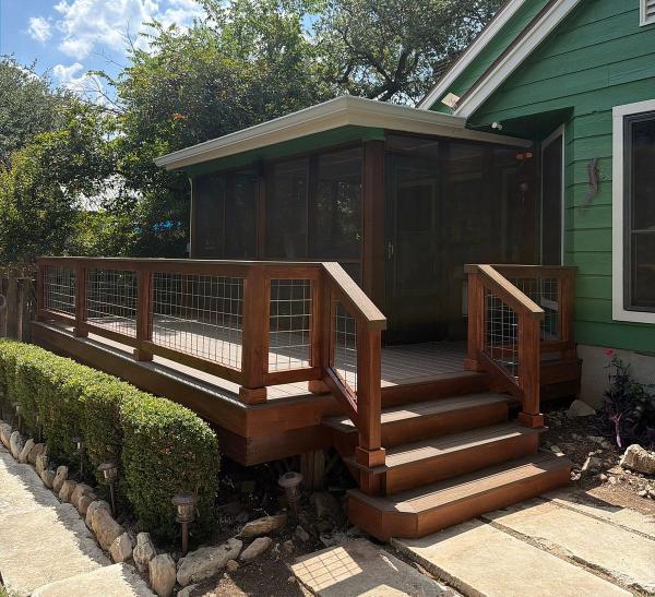 Decking in Flintrock Falls, Lakeway, TX