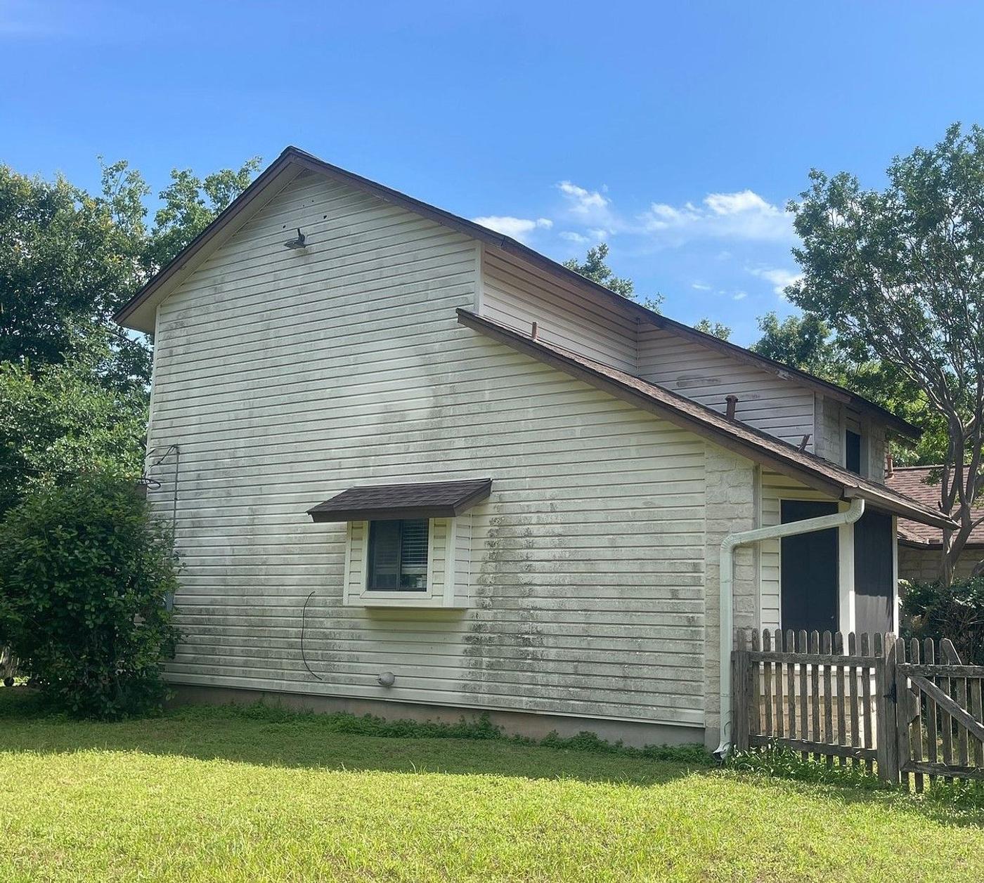 Before: Siding in Round Rock, TX
