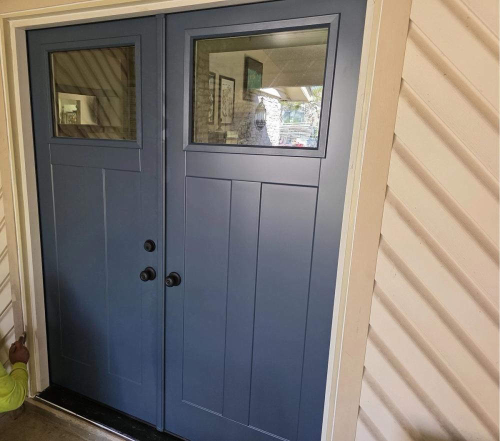 Provia Entry Doors With Grids detail — Heritage Hills, Austin