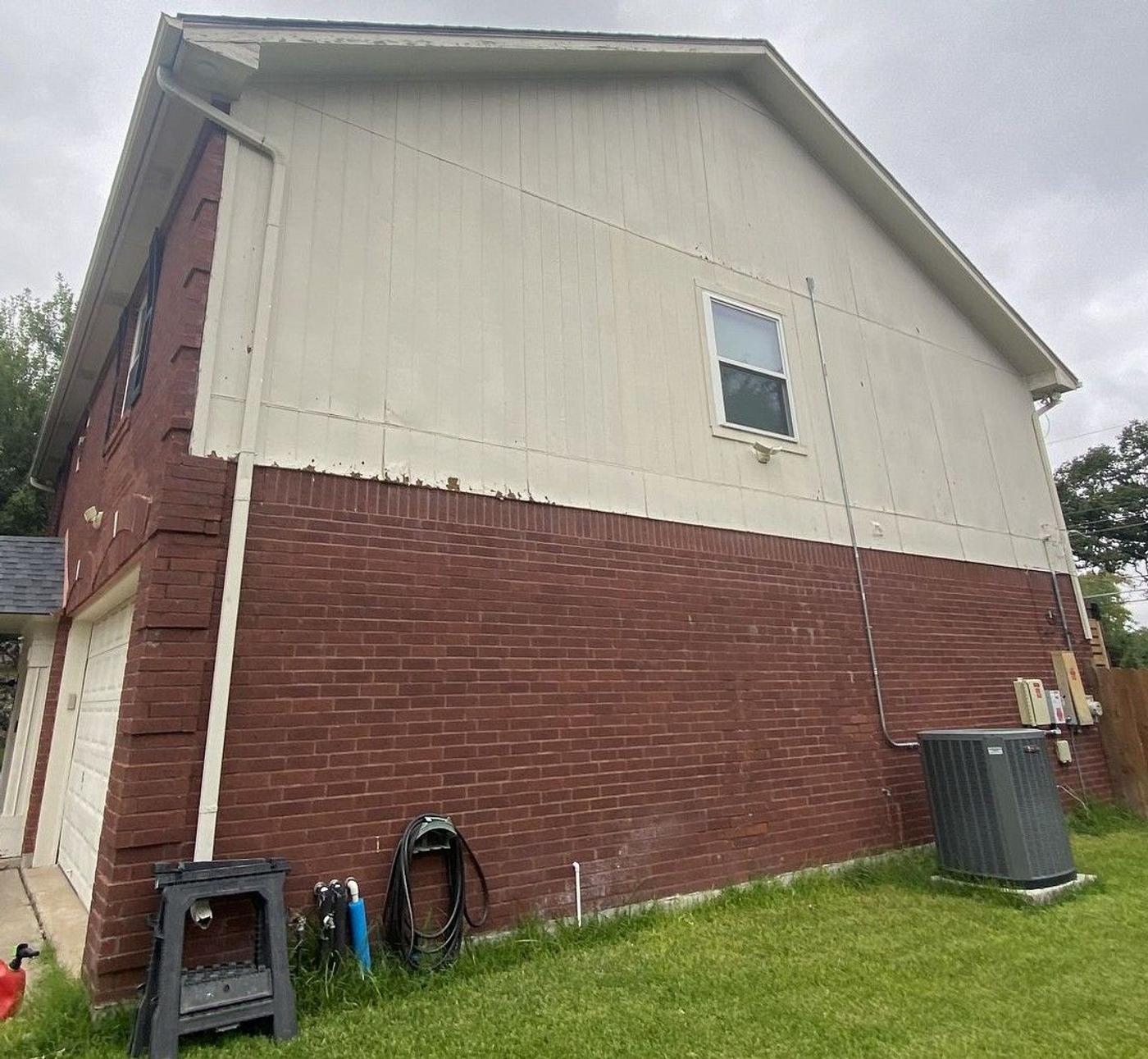 Before: Siding in The Woods, Round Rock, TX