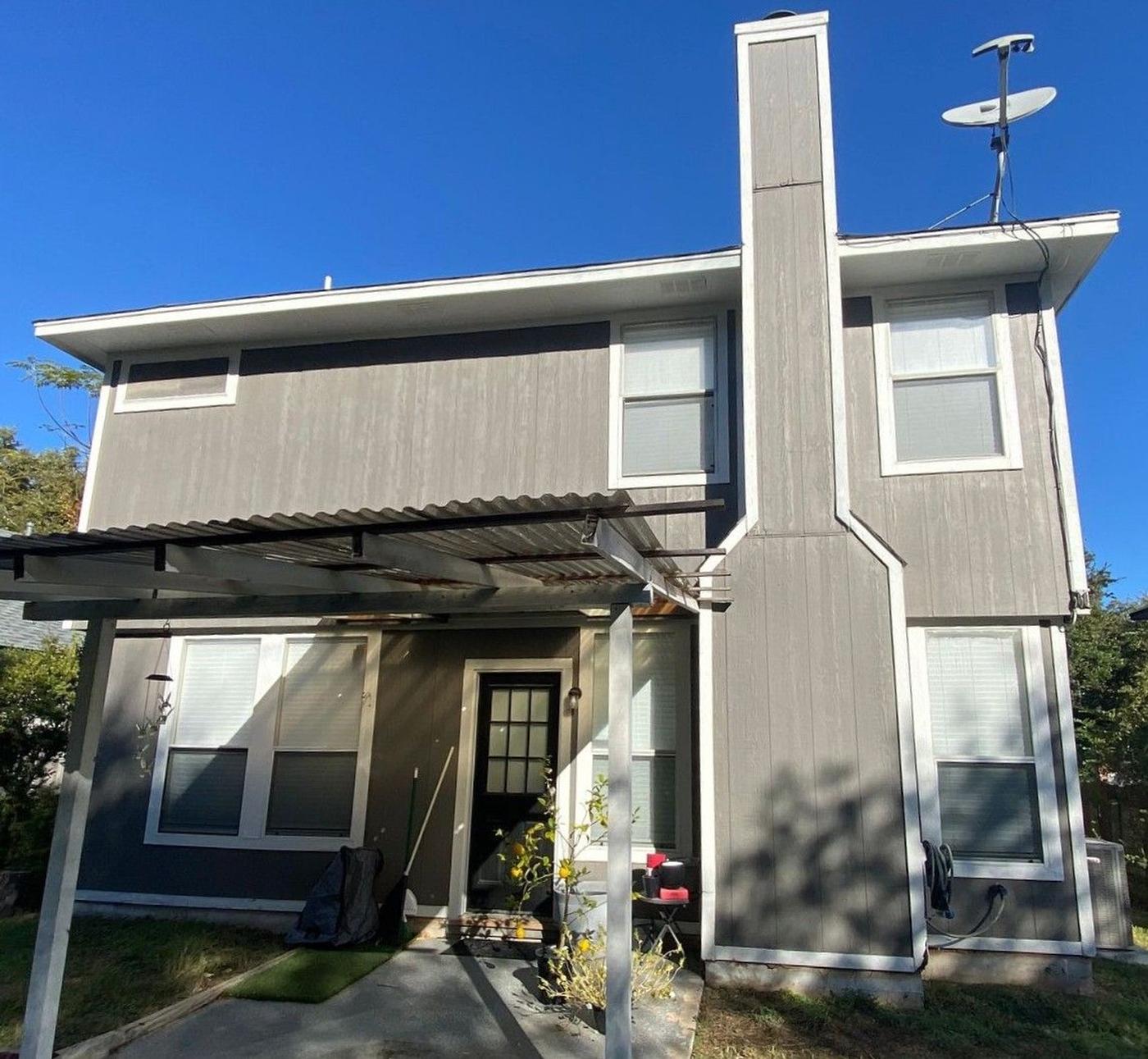 Before: Siding in Shady Hollow, Austin, TX