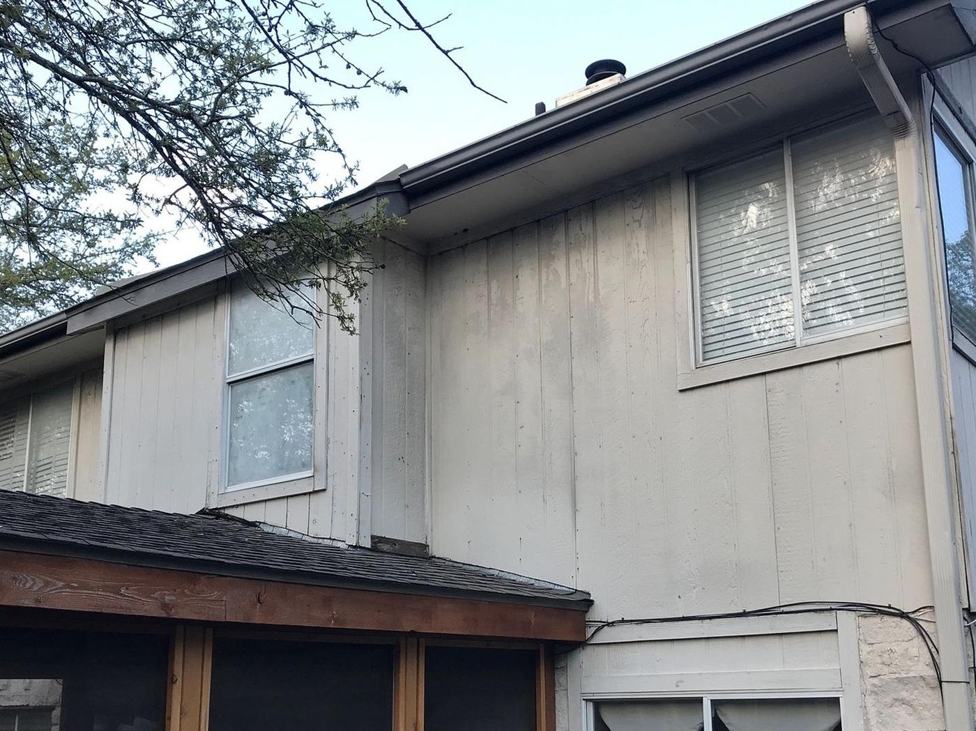 Before: Siding in Steiner Ranch, Austin, TX