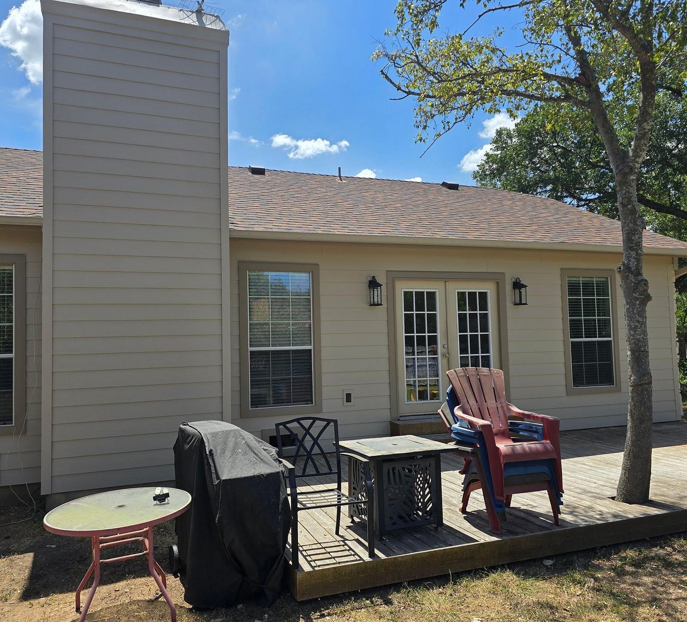 After: James Hardie siding & exterior painting completed in Block House Creek, Leander