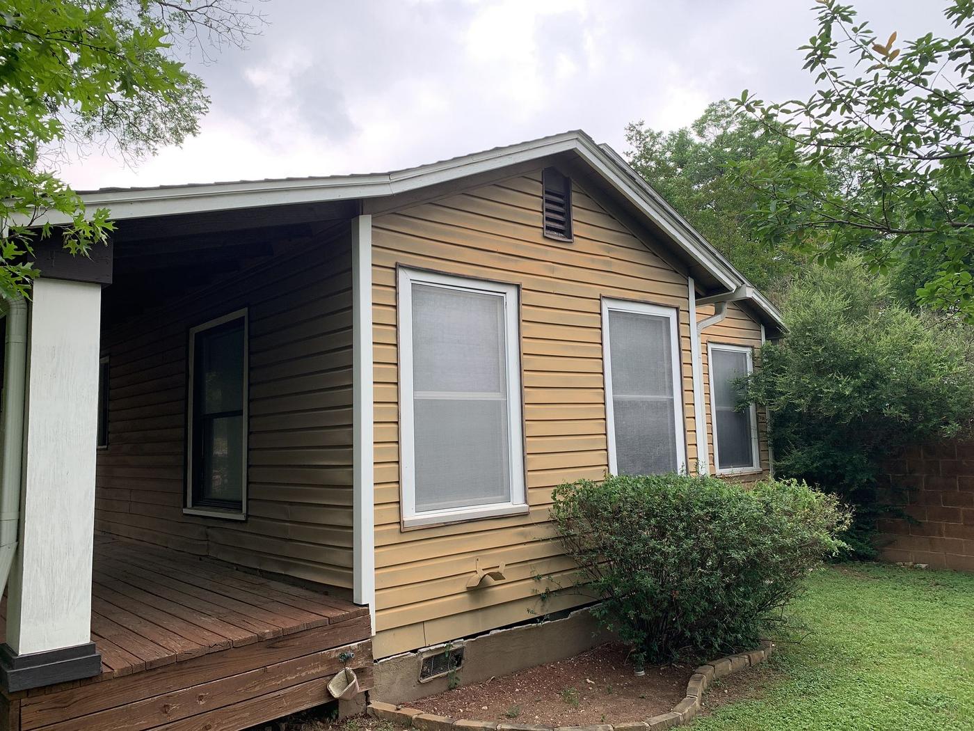 Before: Siding in Balcones, Austin, TX