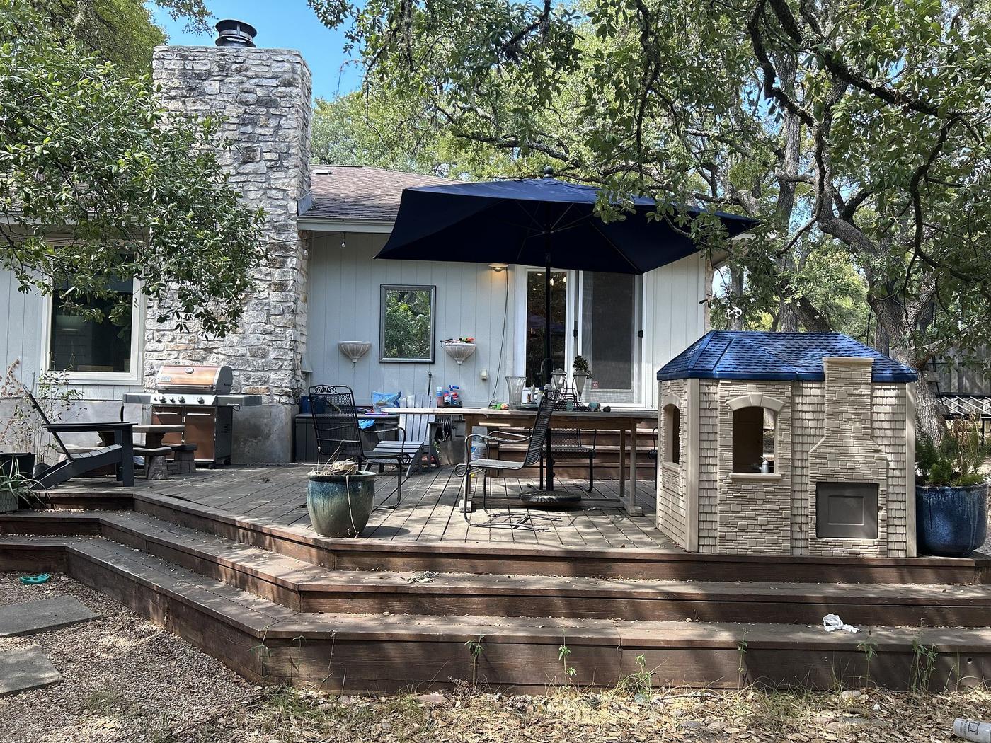 Before: Patio Covers in Barton Creek, Austin, TX