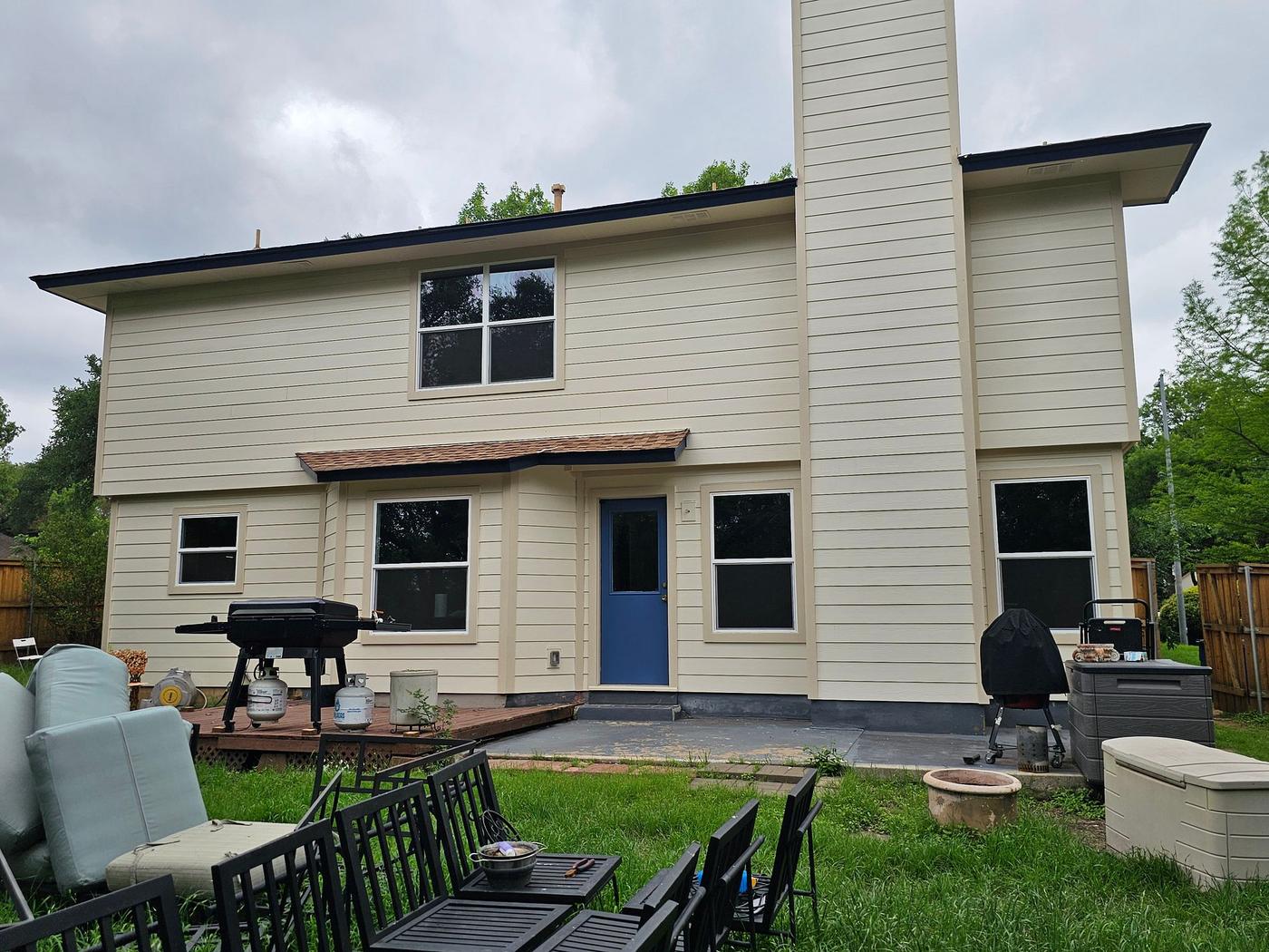After: James Hardie siding & exterior painting completed in Cherry Creek, Austin