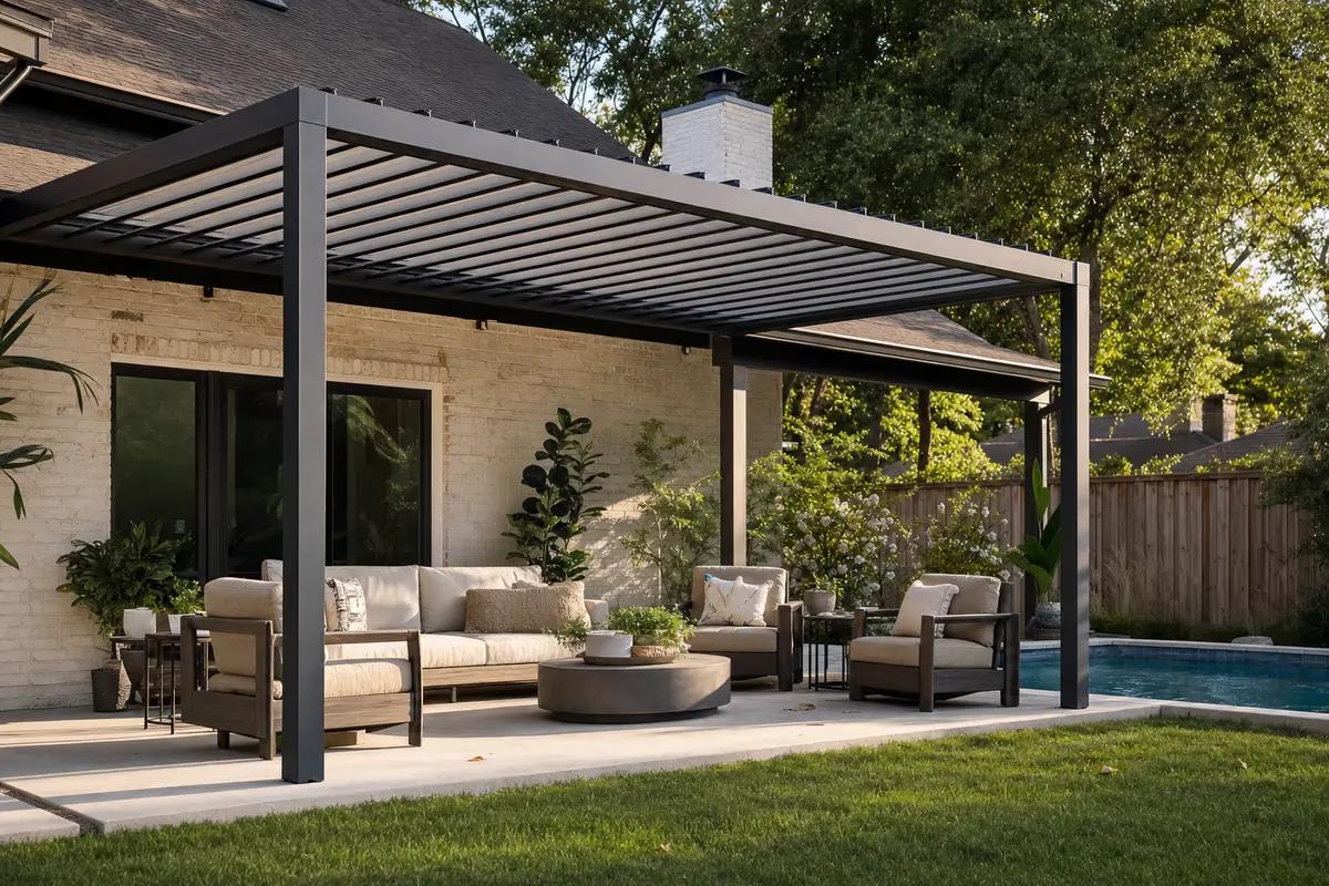 The Backyard Upgrade Quietly Replacing Wood Pergolas and Solid Patio Roofs