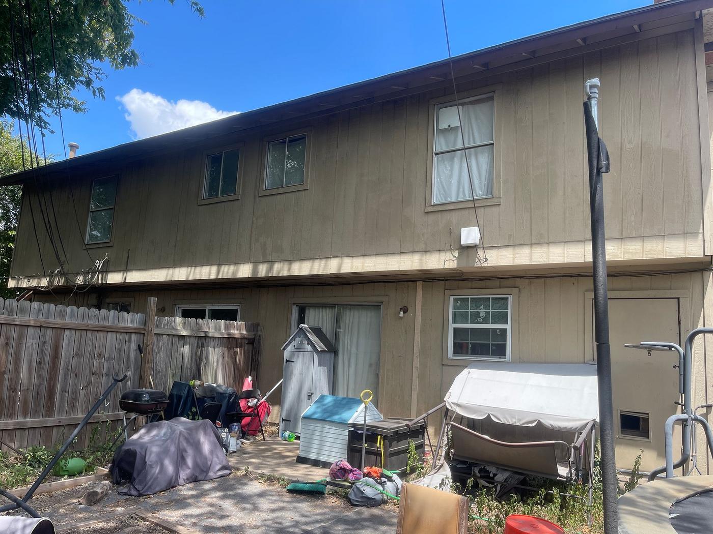 Before: Siding in Windsor Park, Austin, TX