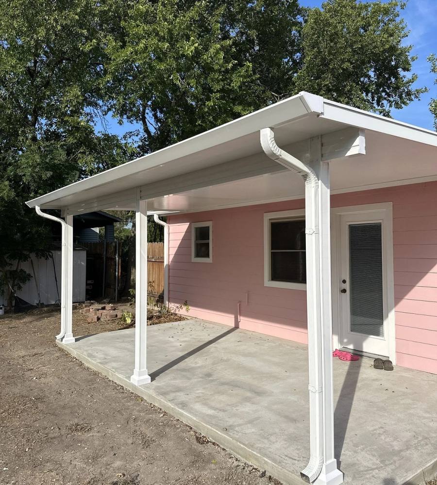 A new Renaissance patio cover at our Tanglewood Forest, Austin job