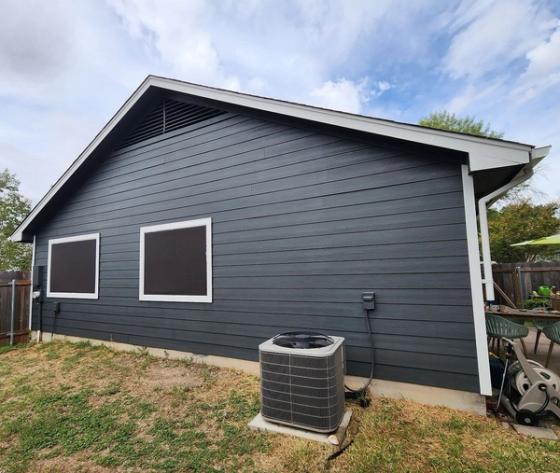 Siding project in Milwood, Austin, TX