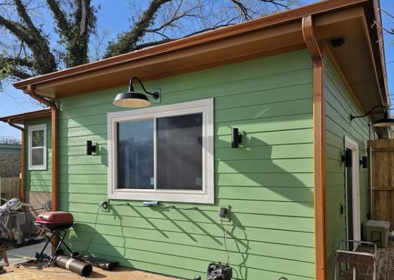 Siding project in MLK-183, Austin, TX