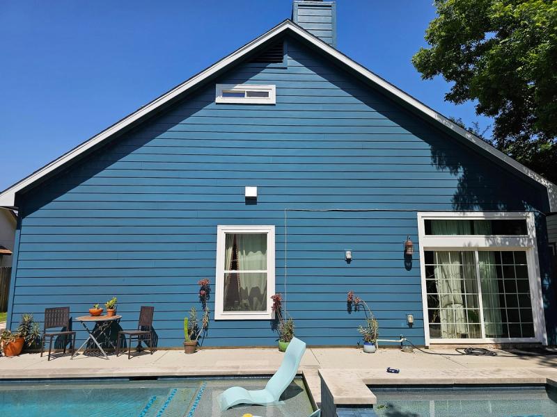 James Hardie 8.25" Smooth detail — Hunter's Chase, Austin (photo 4)