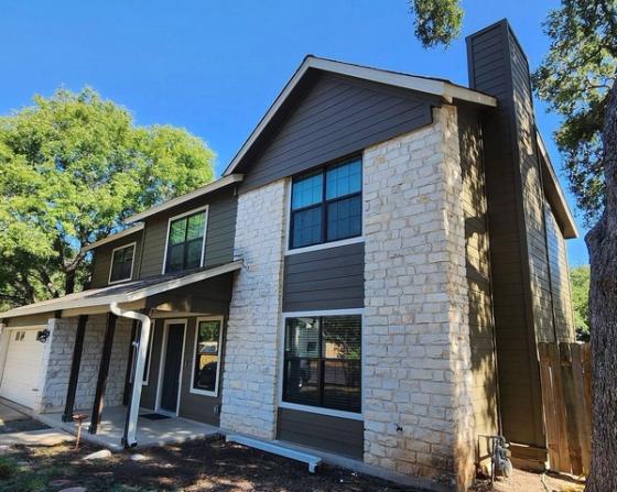 Siding project in Messick Loop, Round Rock, TX