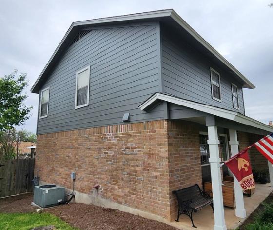Siding project in Brushy Creek, Round Rock, TX