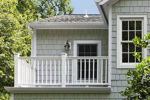 A house finished in HARDIE® SHINGLE SIDING