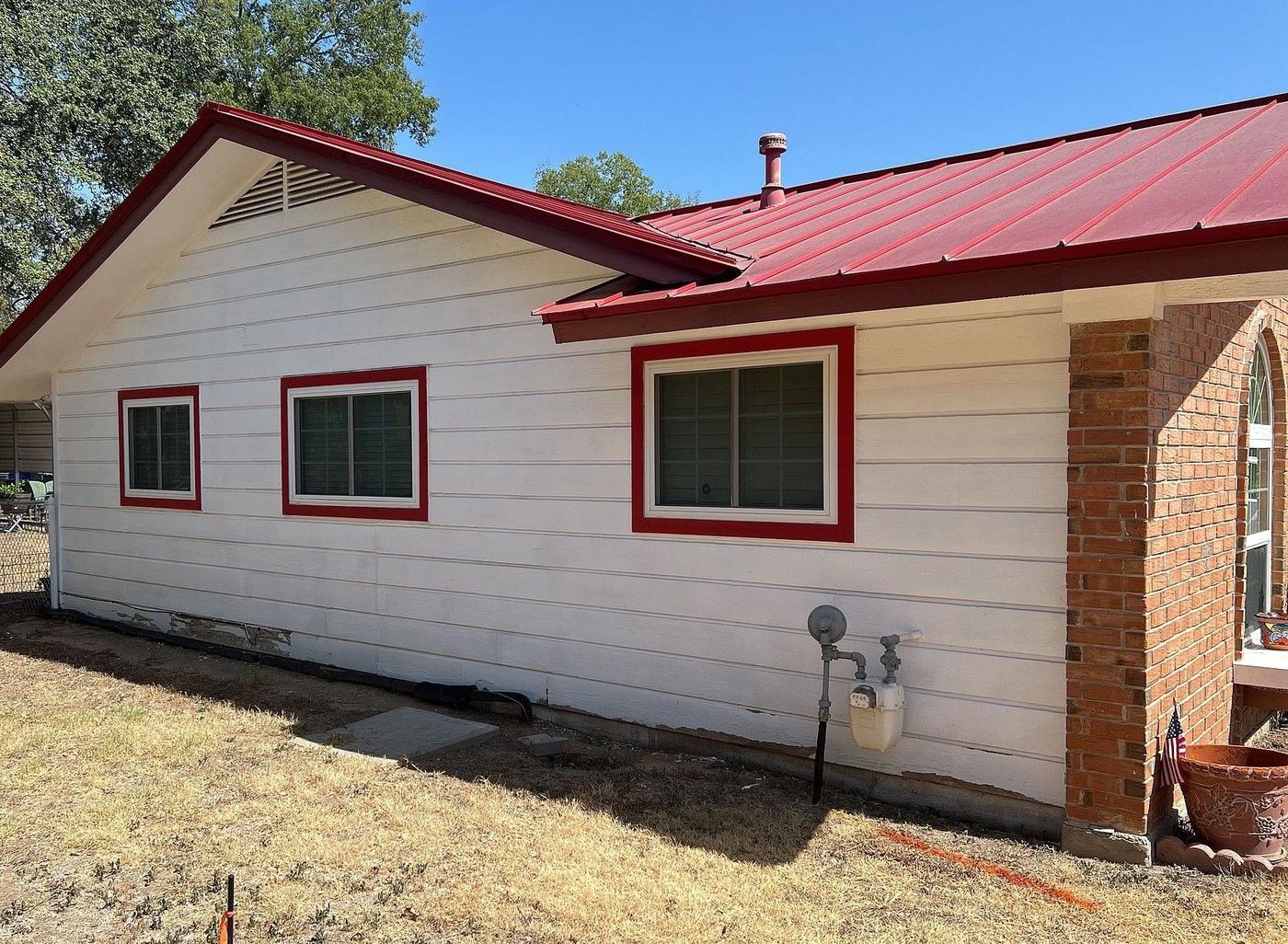 Before: Siding in Breezewood, Austin, TX