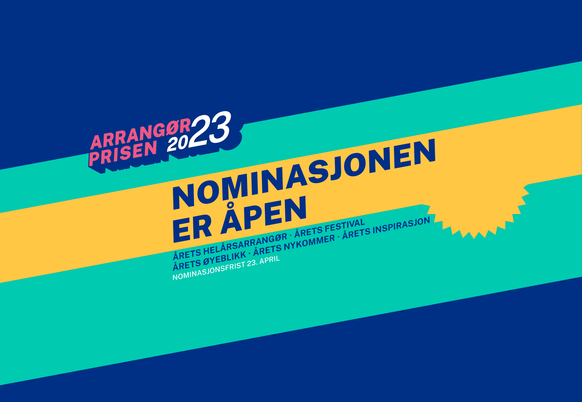 Nominasjonen til arrangørprisen 2023 er åpen