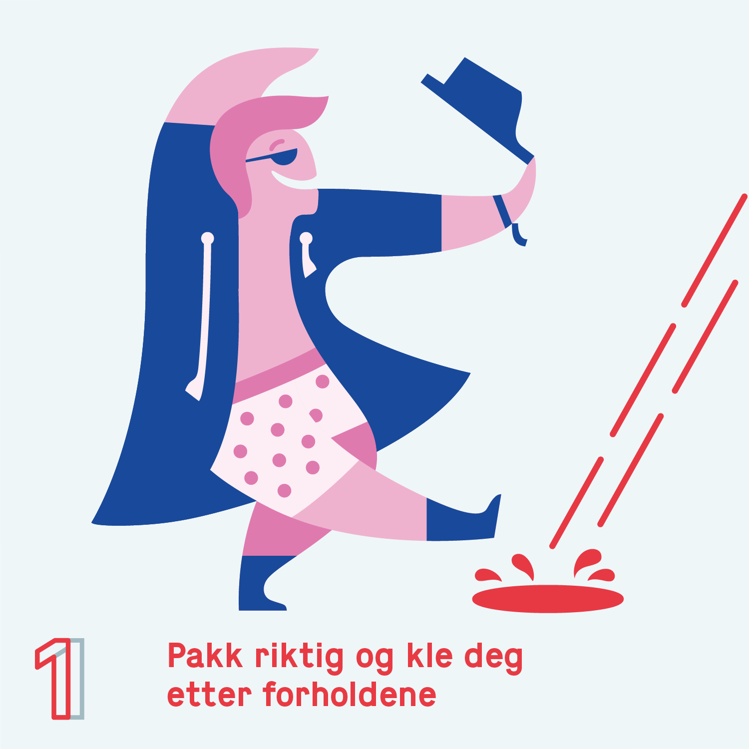 Konsertvettregel 1: Pakk riktig og kle deg etter forholdene.
