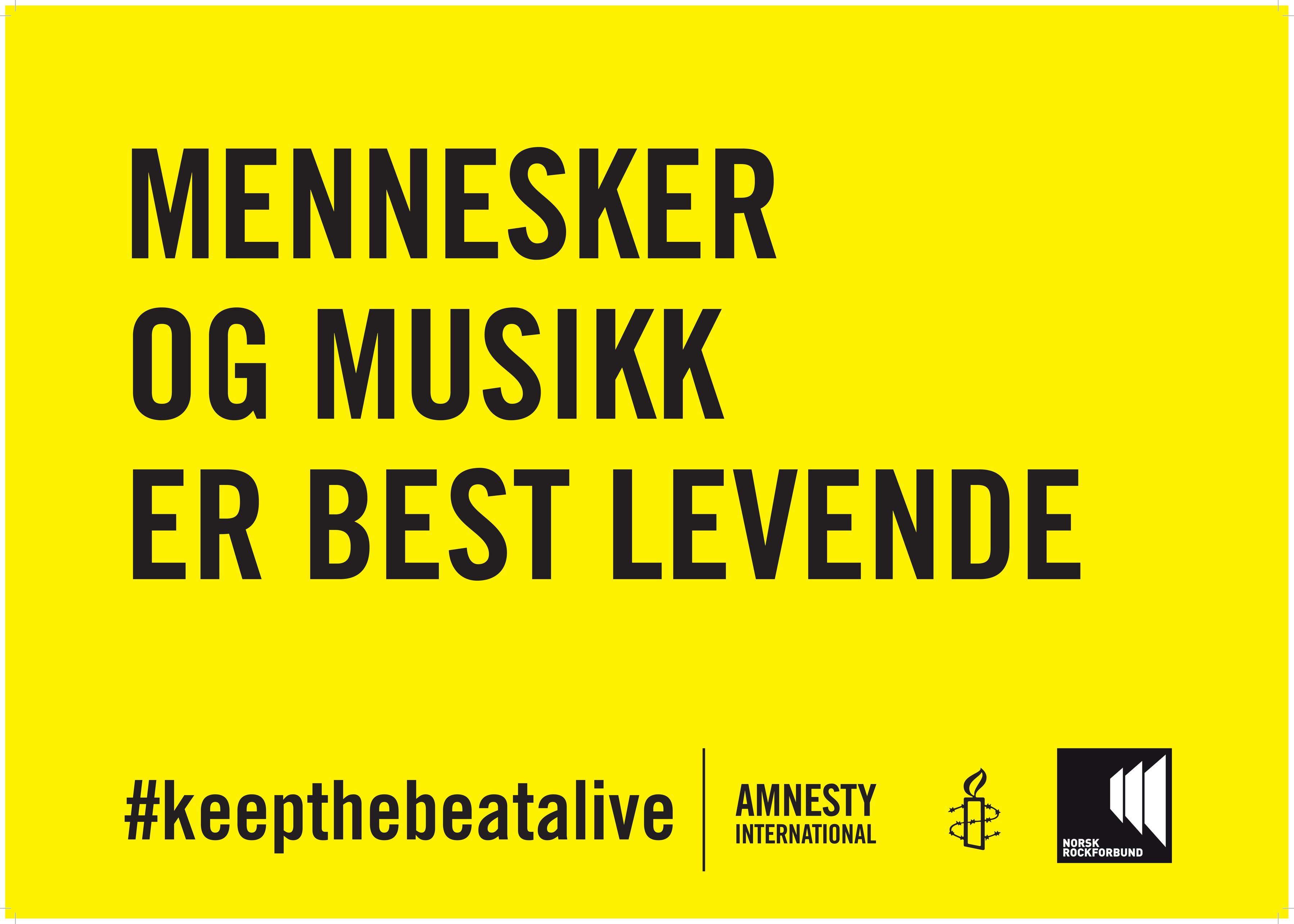 Sommerkampanje: Mennesker og musikk er best levende!