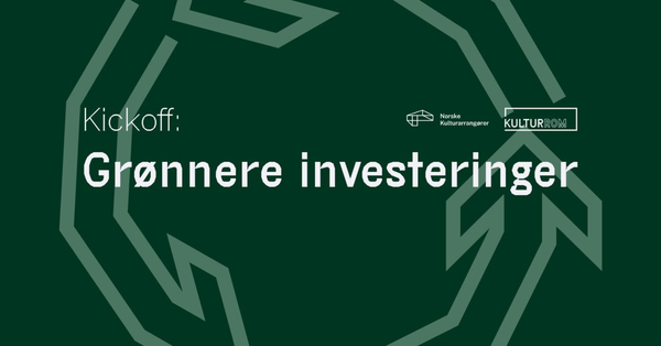 Kickoff og workshop for Grønnere investeringer