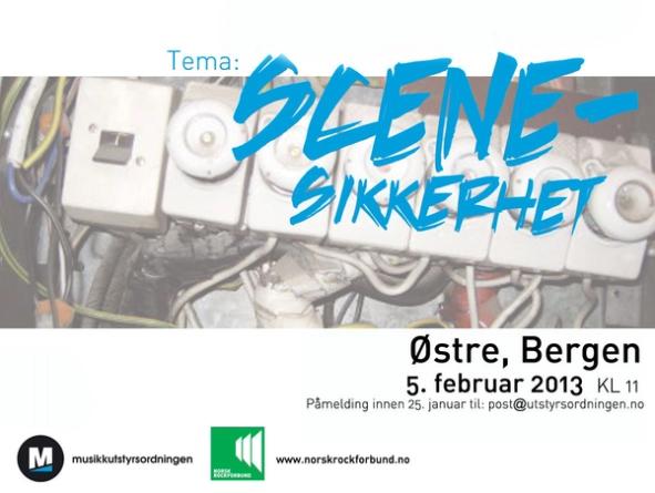 Fagsamling: Scenesikkerhet