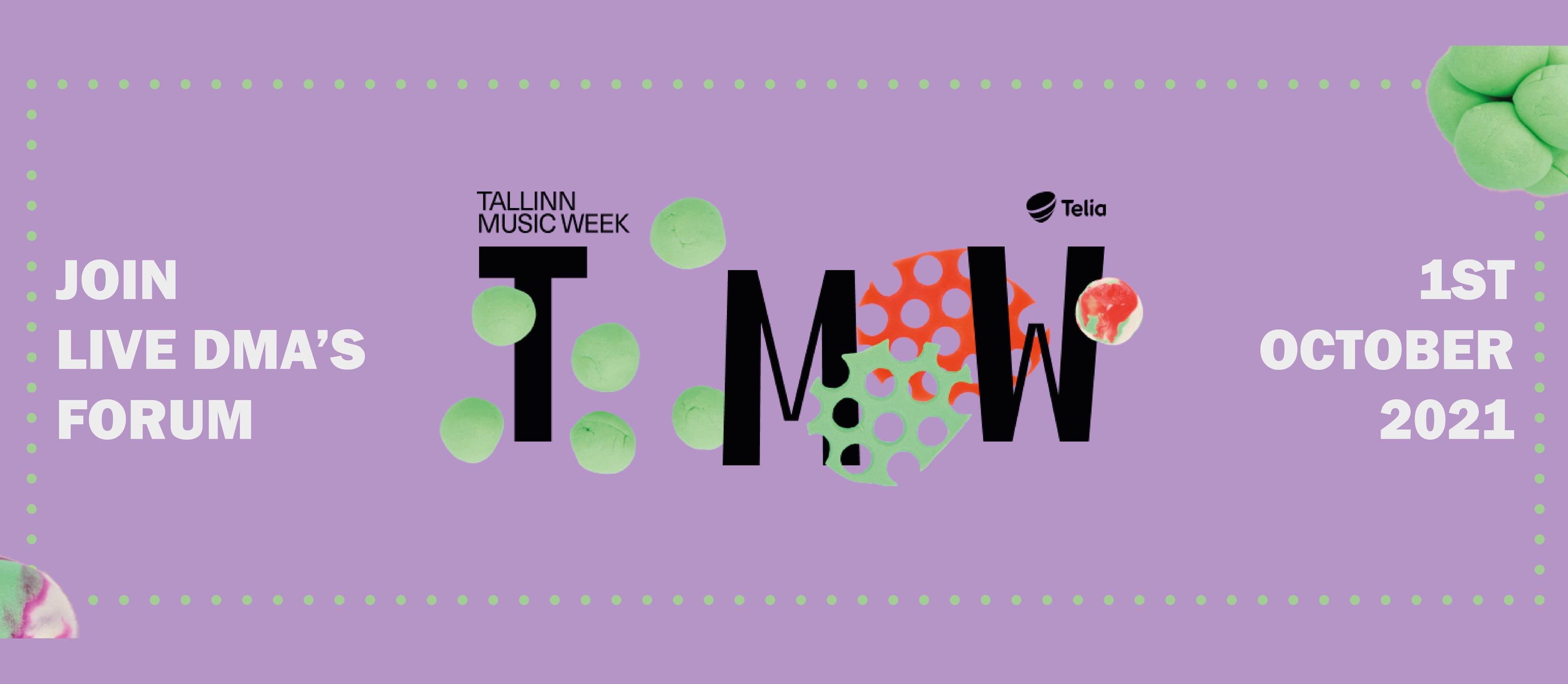 Bli med på Live DMA Forum under Tallinn Music Week