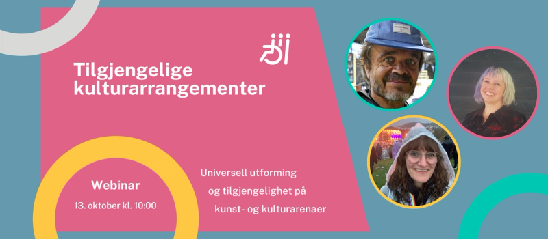 Webinar: tilgjengelige kulturarrangementer
