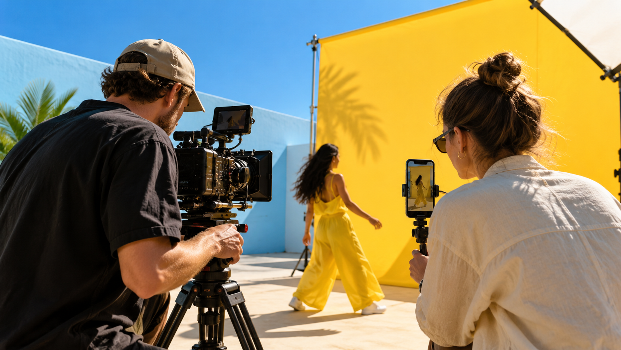 Planning one shoot for horizontal video, vertical edits and photography