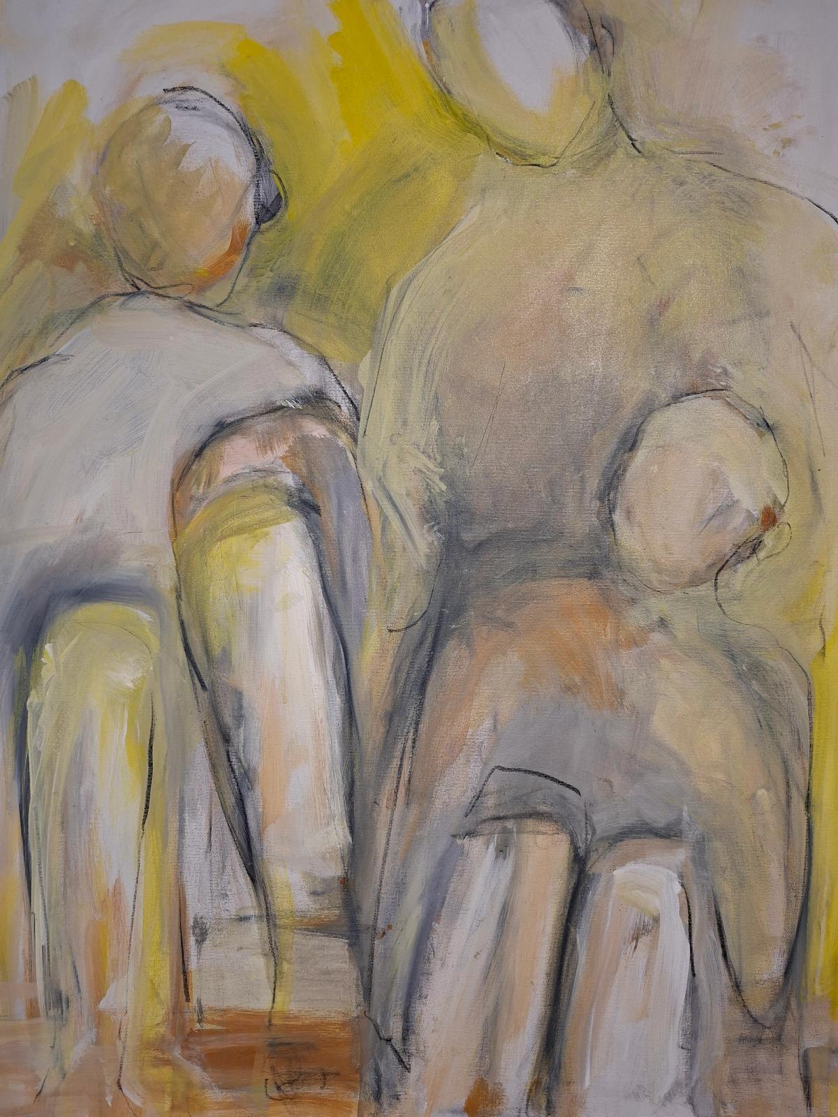 Ingrid Mühlbachler – those were the days, 2026, Acryl auf Leinwand