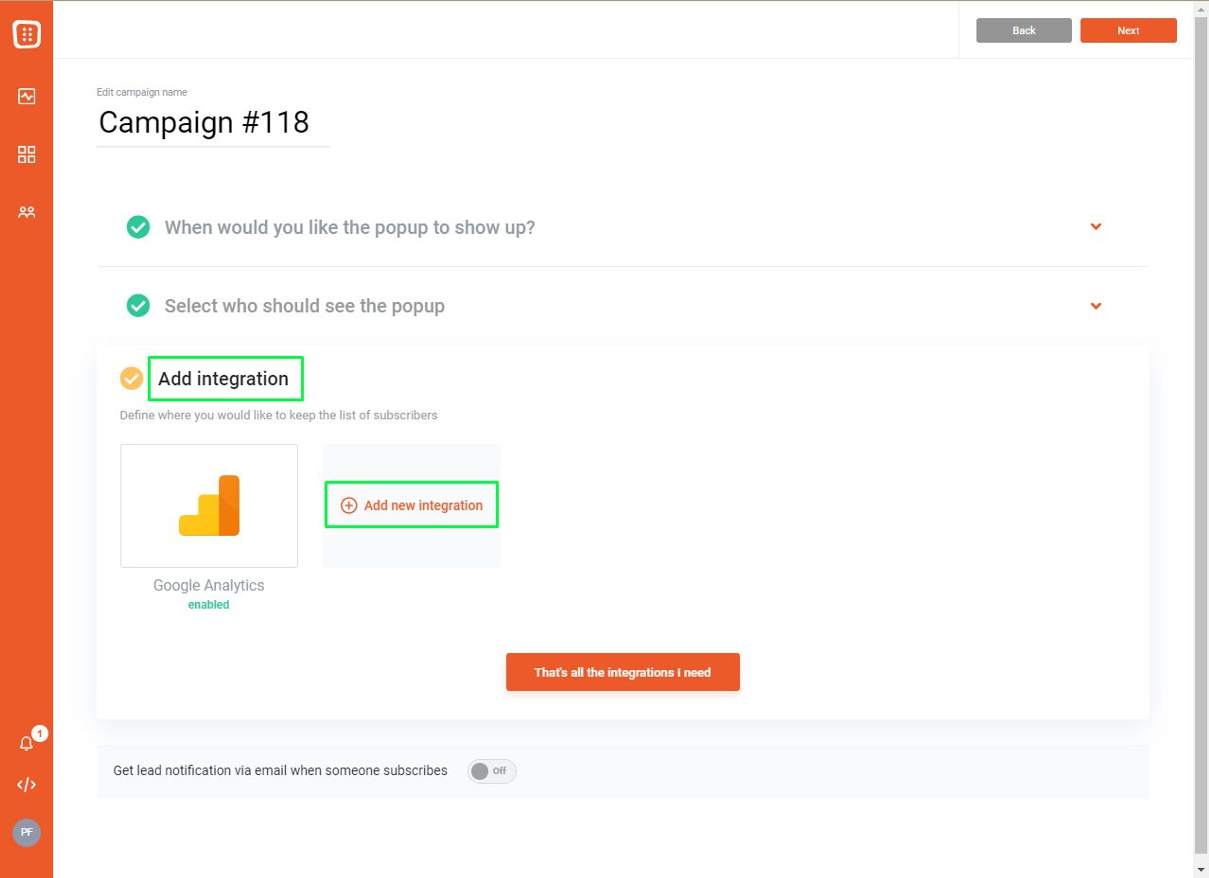 Add integration here