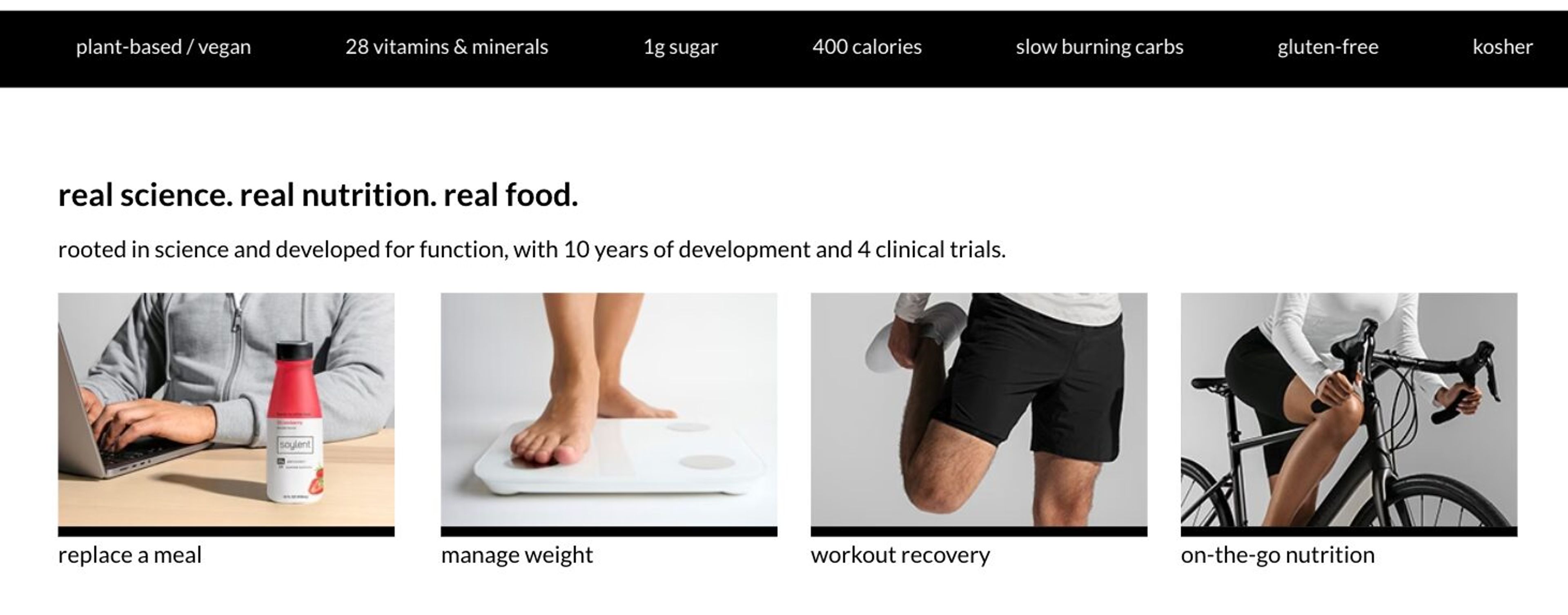 Soylent's brand strategy: positioning themselves for different customer groups and goals.