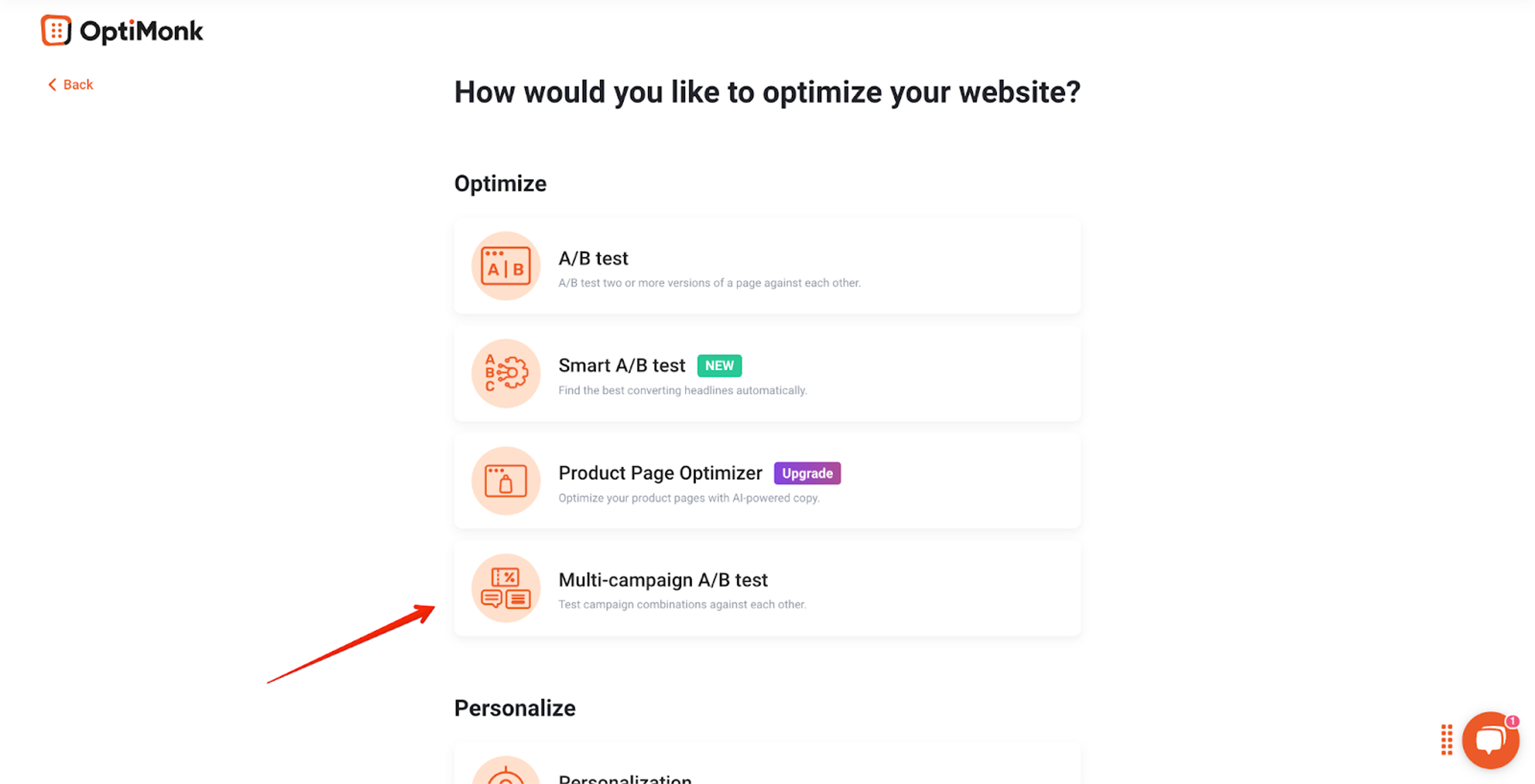Multicampaign A/B testing
