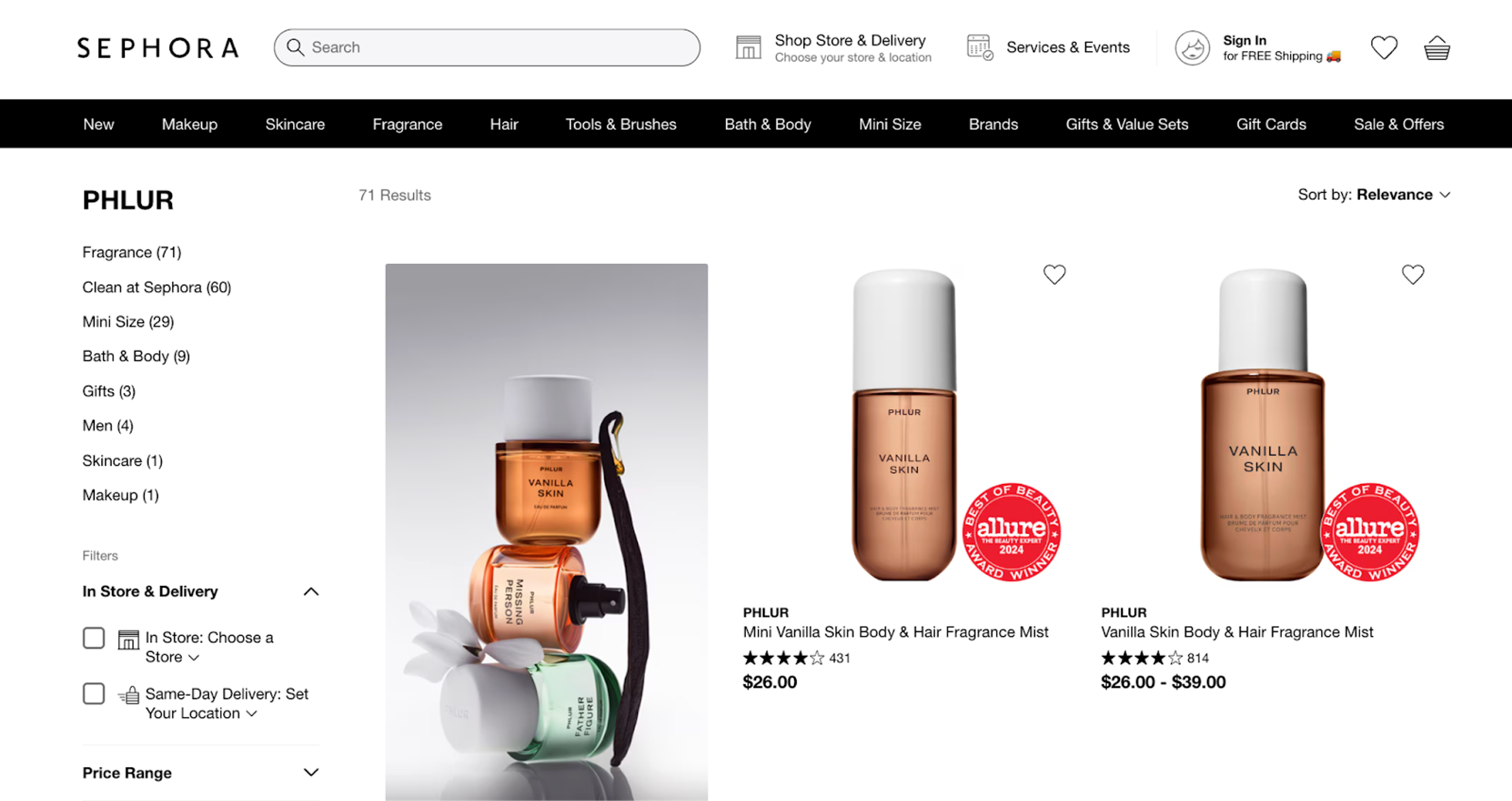 Phlur is available at Sephora