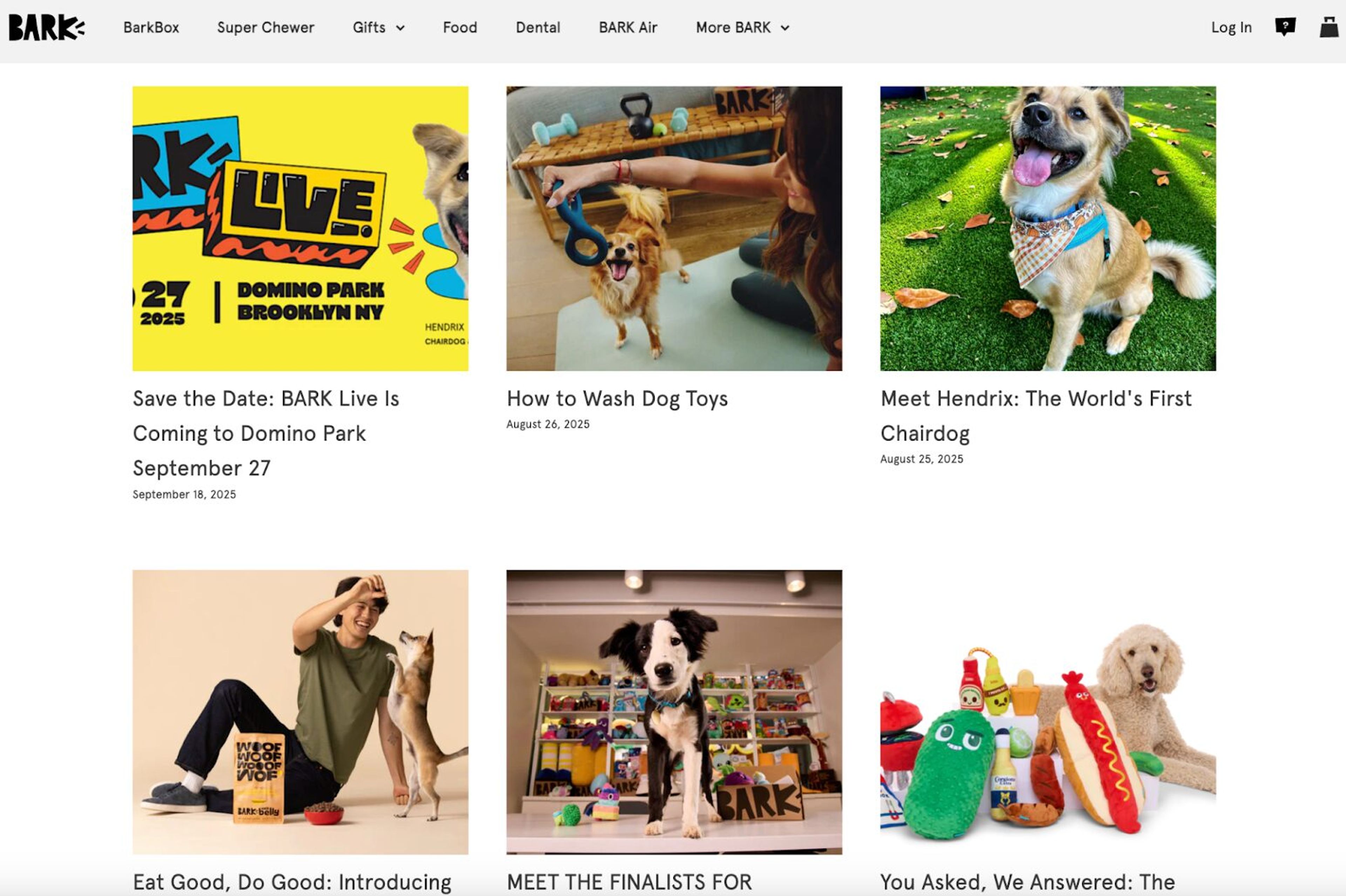 The blog helps BARK answer common questions