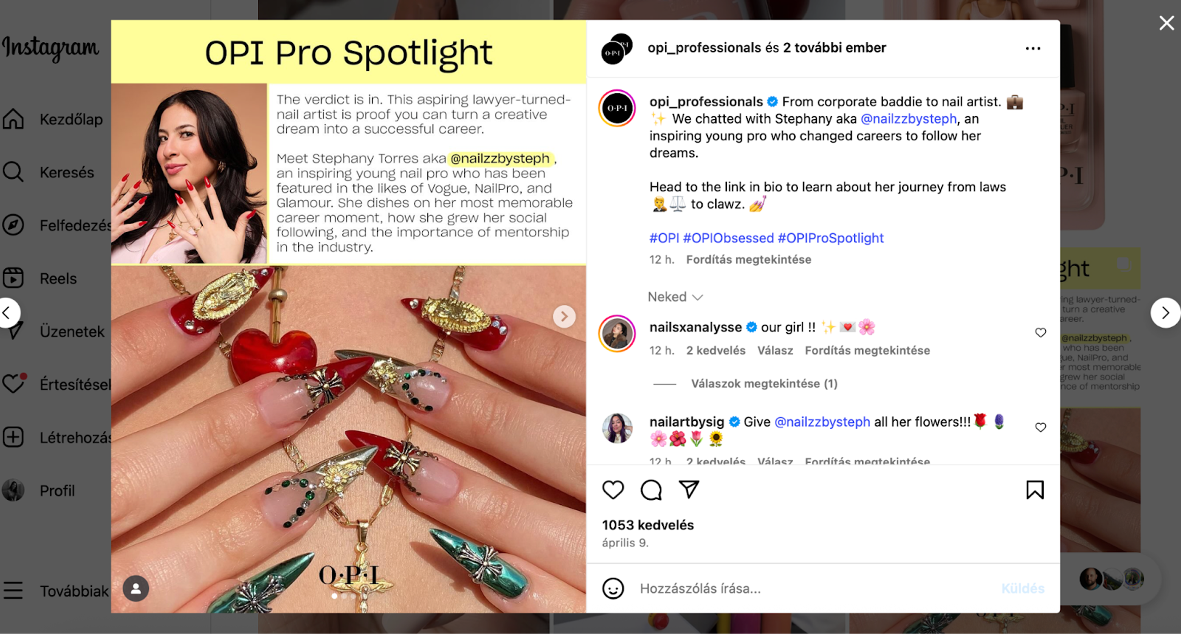 OPI marketing breakdown