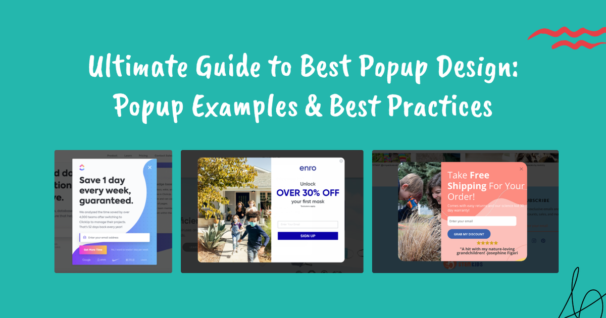 Popup Design Playbook: 35+ Stunning Examples, Templates, and Tips