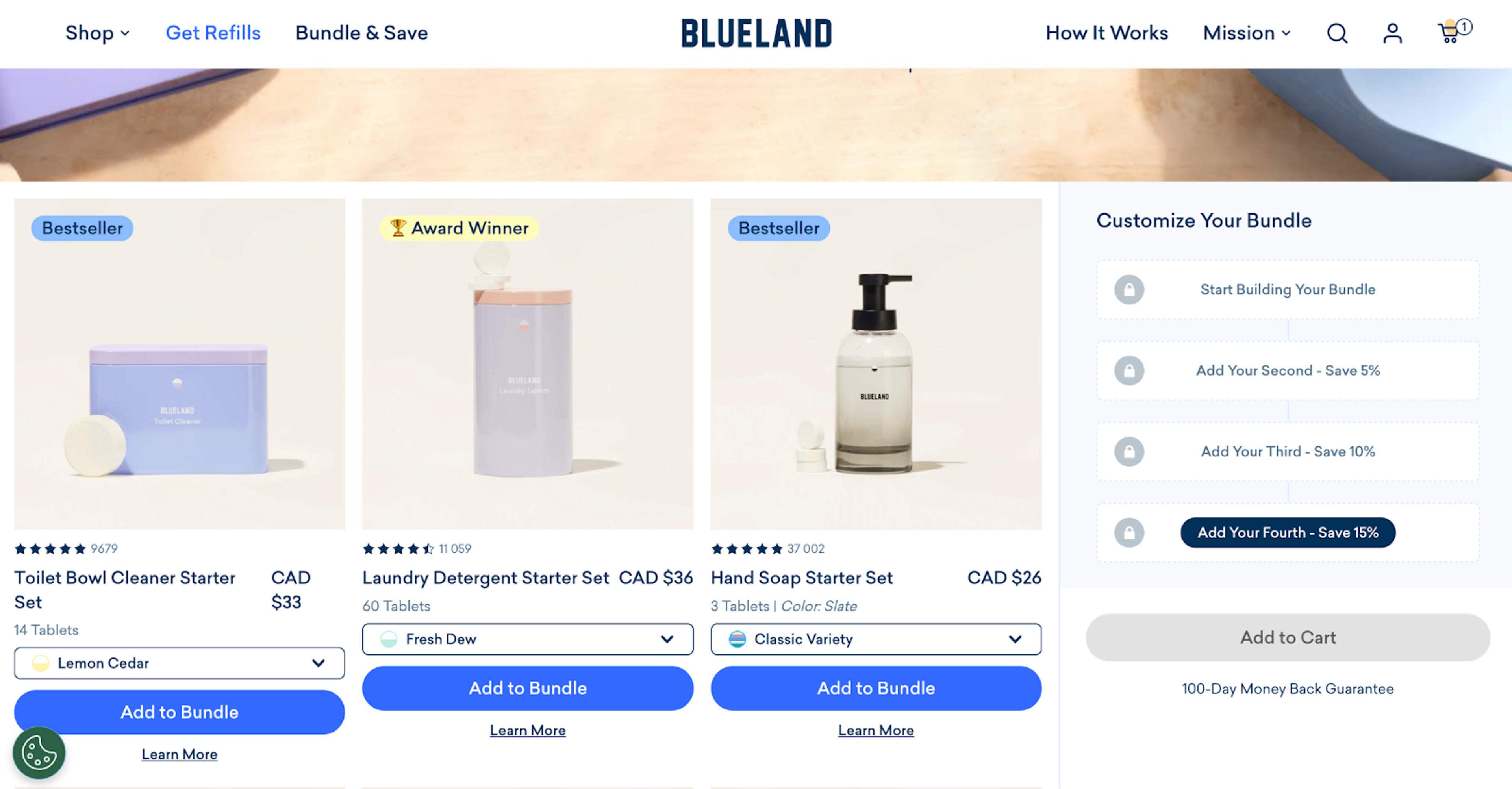 You can also put together your own product package