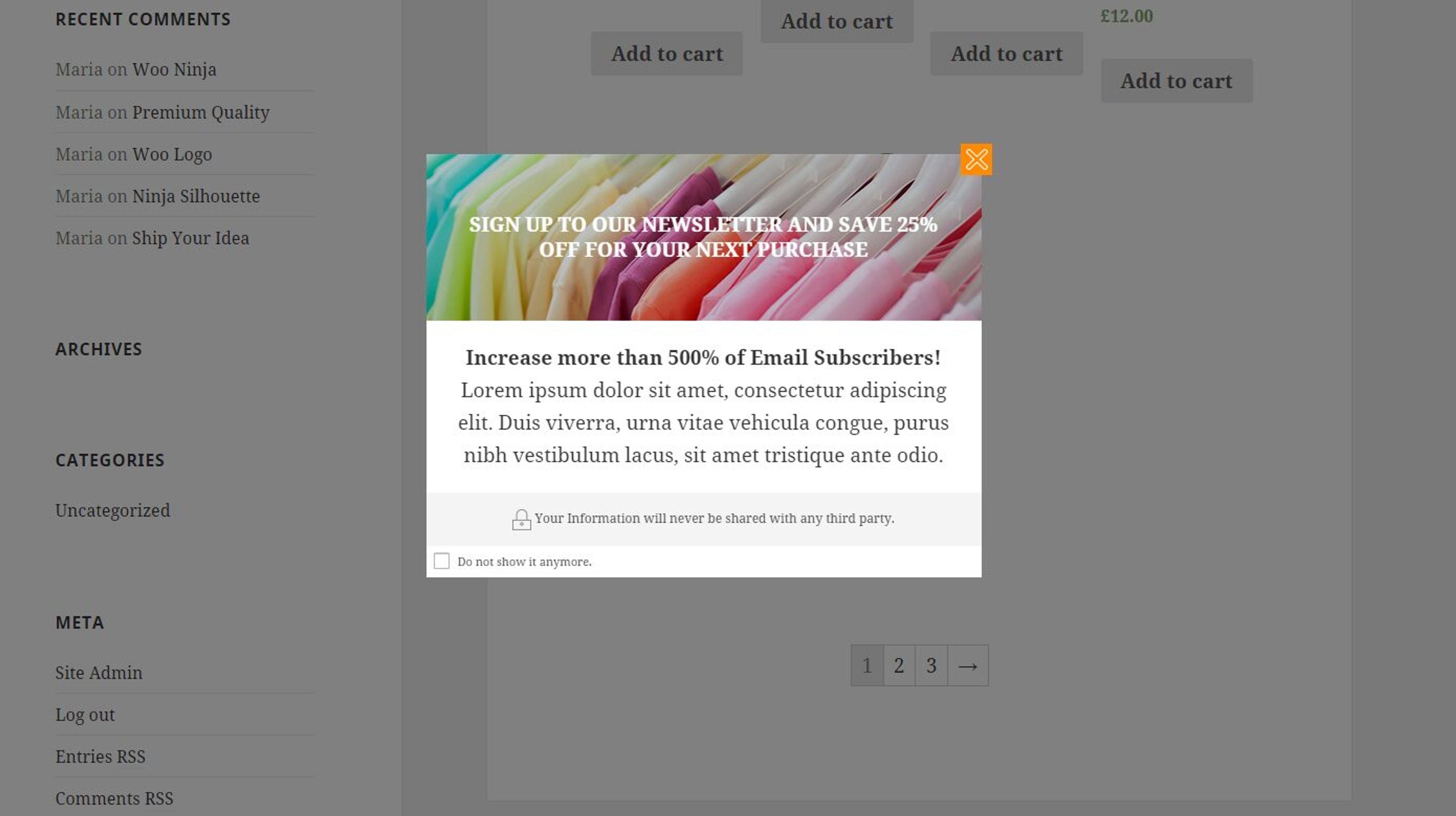 YITH WooCommerce Popup
