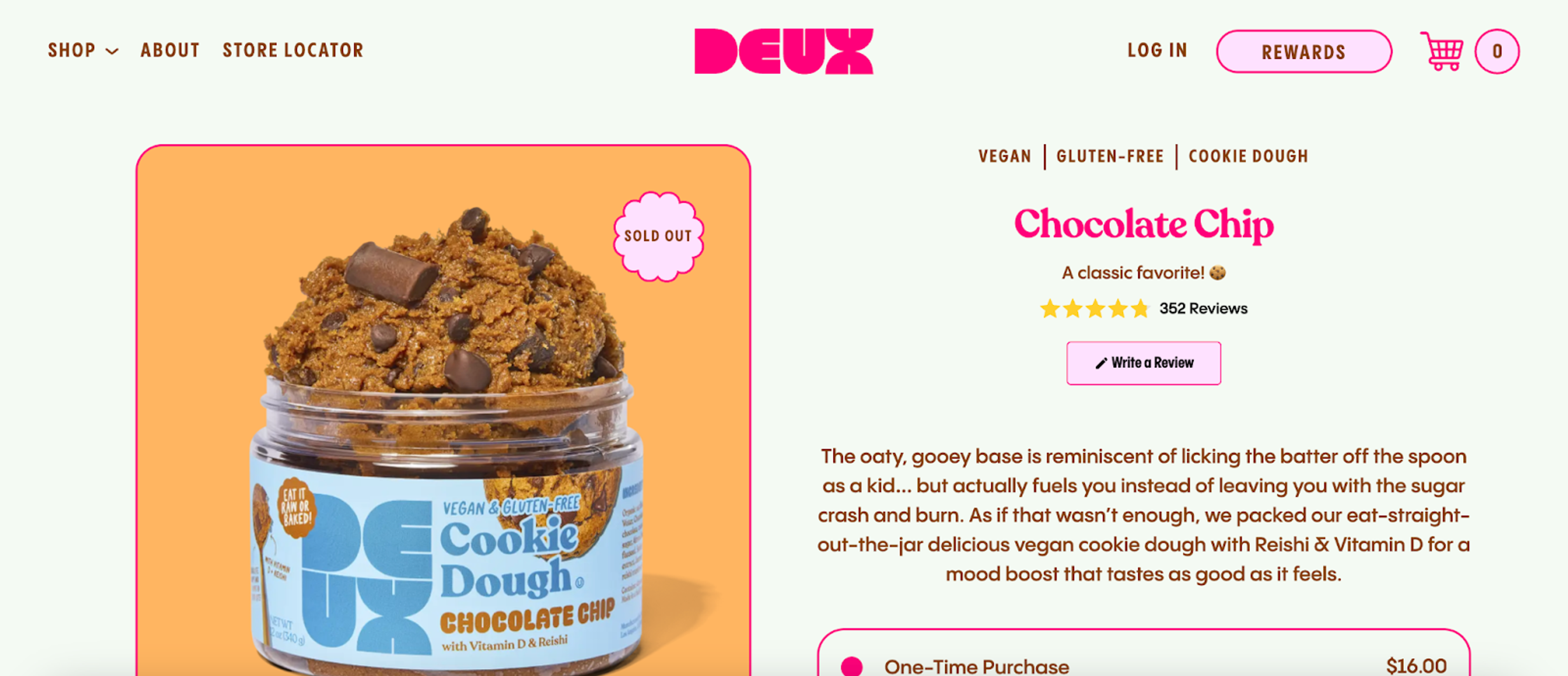 Deux's product page