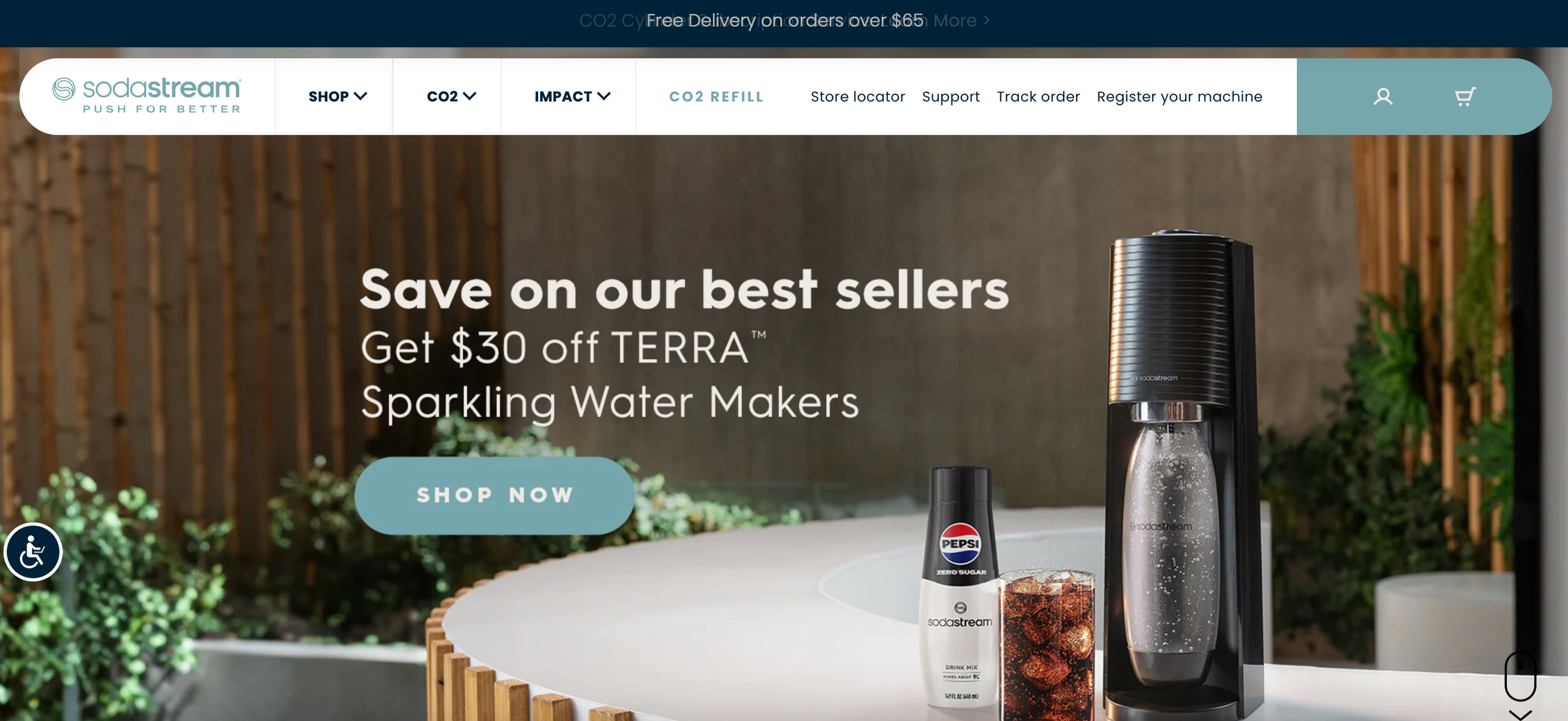 SodaStream Shopify store