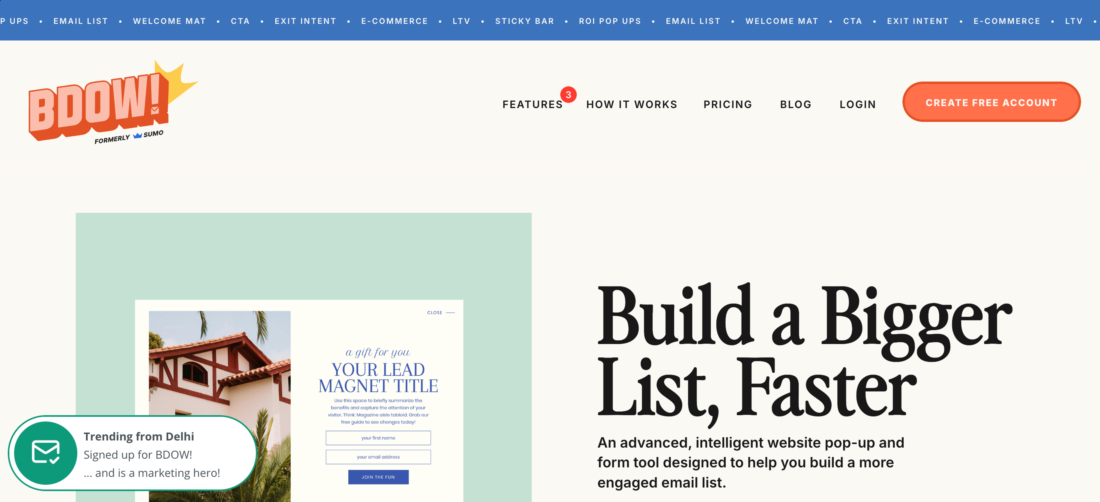 BDOW popup builder is a popular tool