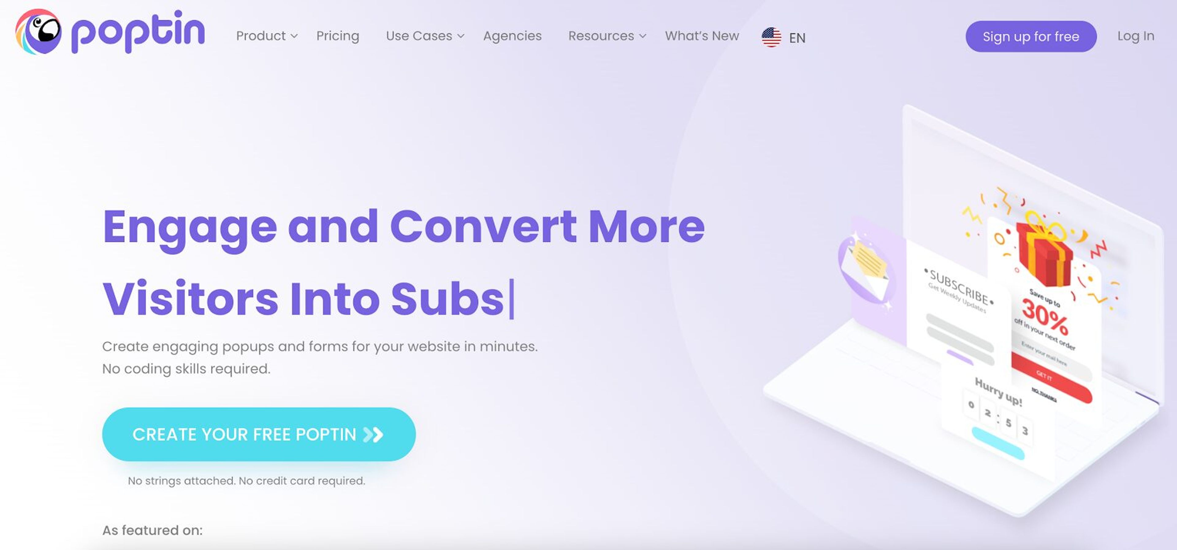 Poptin is a great Wisepops alternative