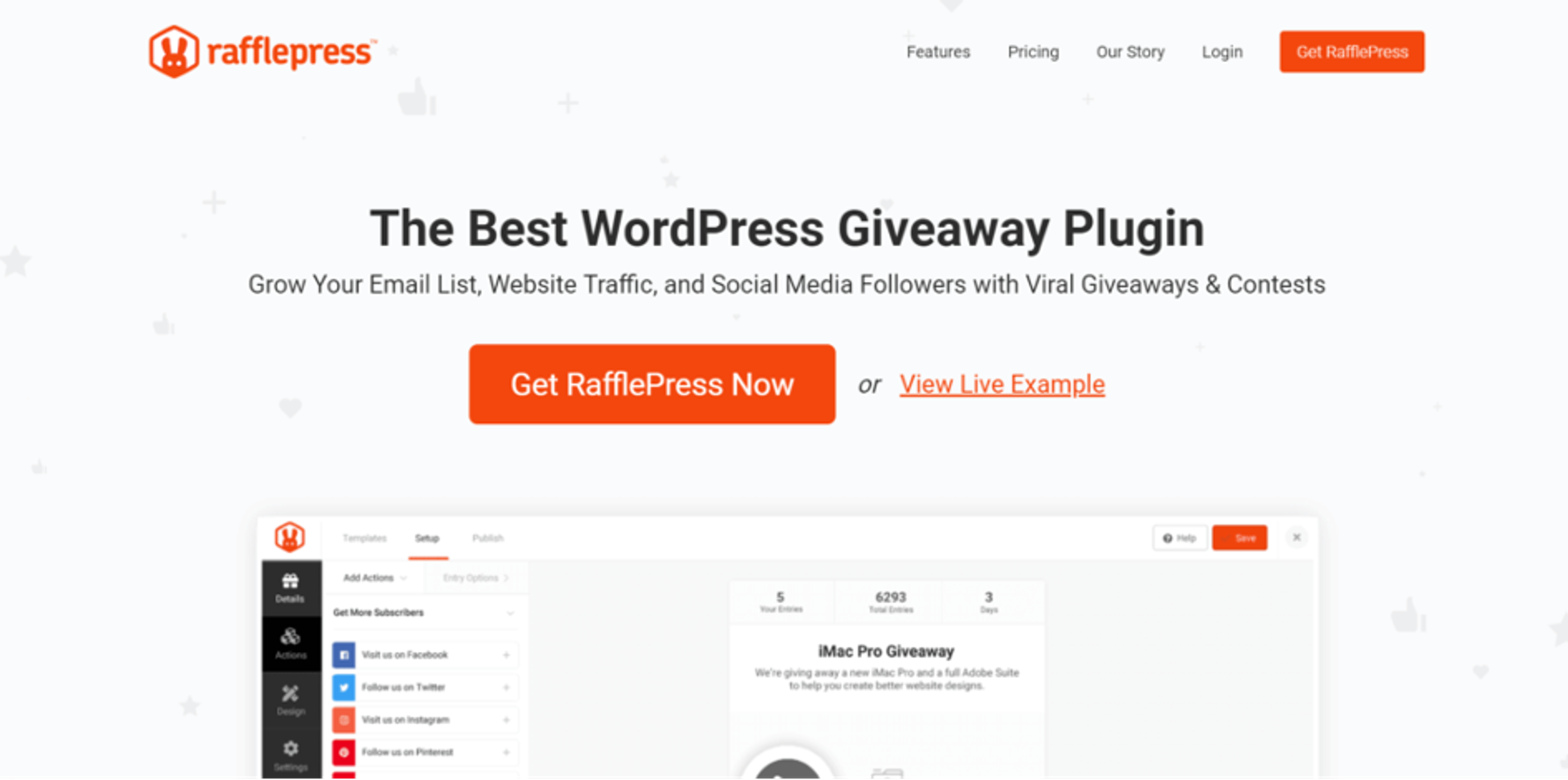 RafflePress WordPress contests and giveaways plugin